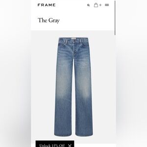 Frame Amelia gray jeans